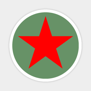 Communist red star symbol Magnet